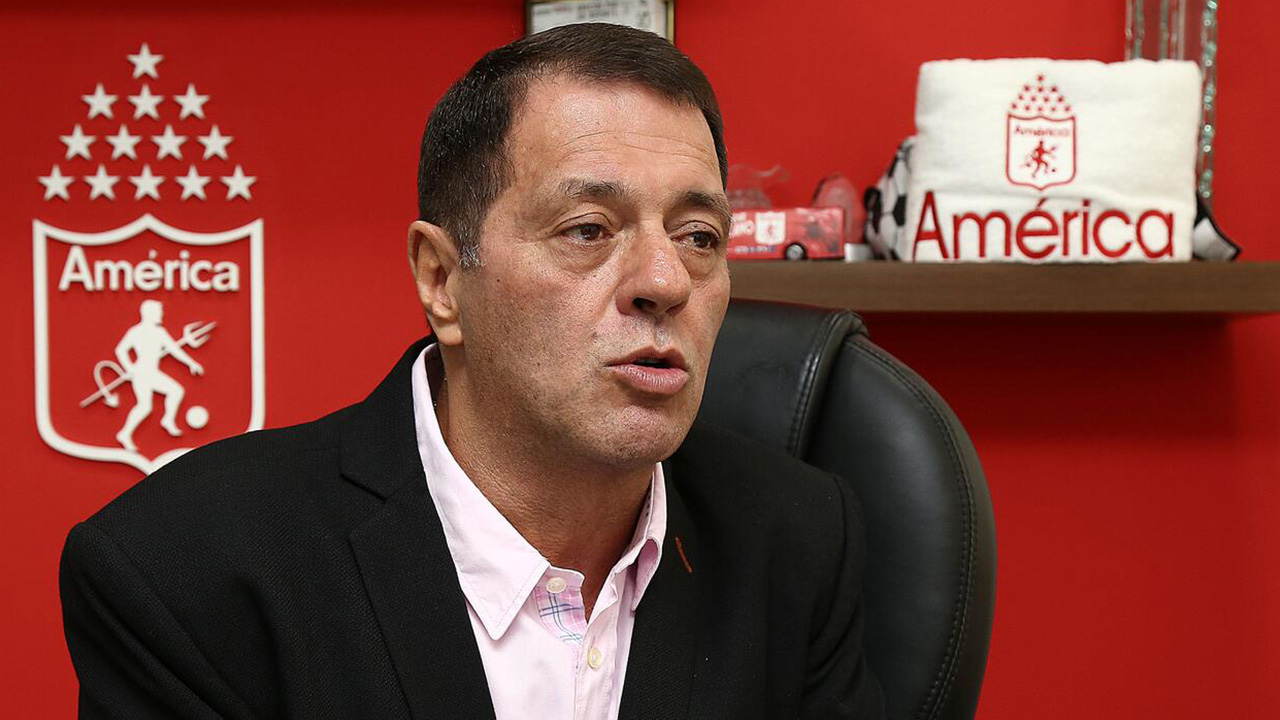 Tulio Gómez, presidente del América de Cali