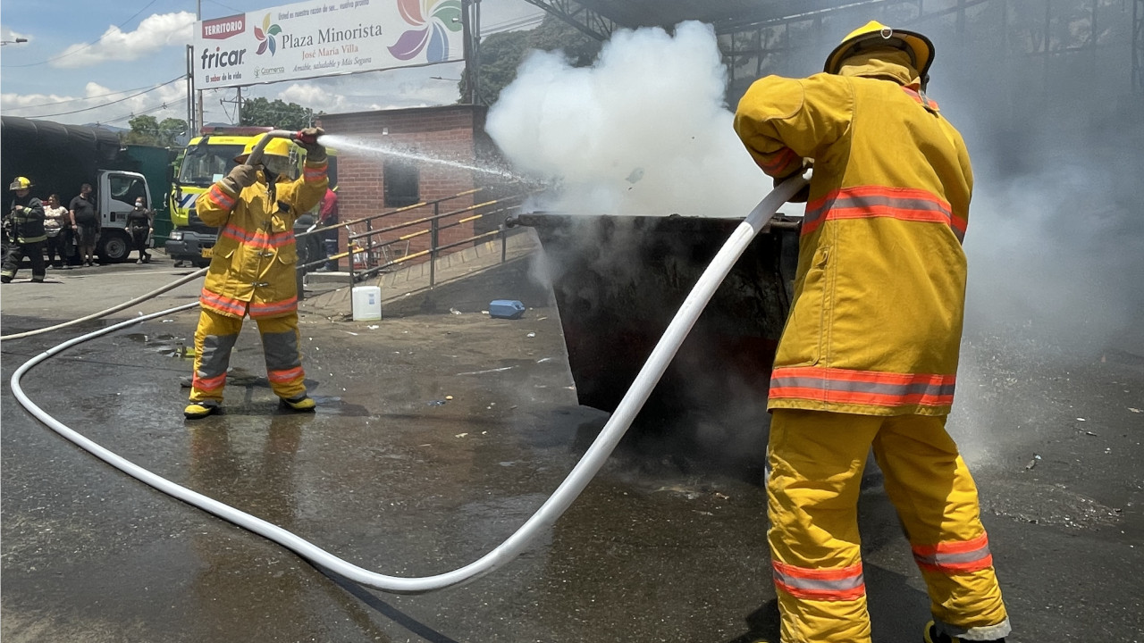 En la Minorista y Plaza Mayor certificaron a brigadistas para atender emergencias