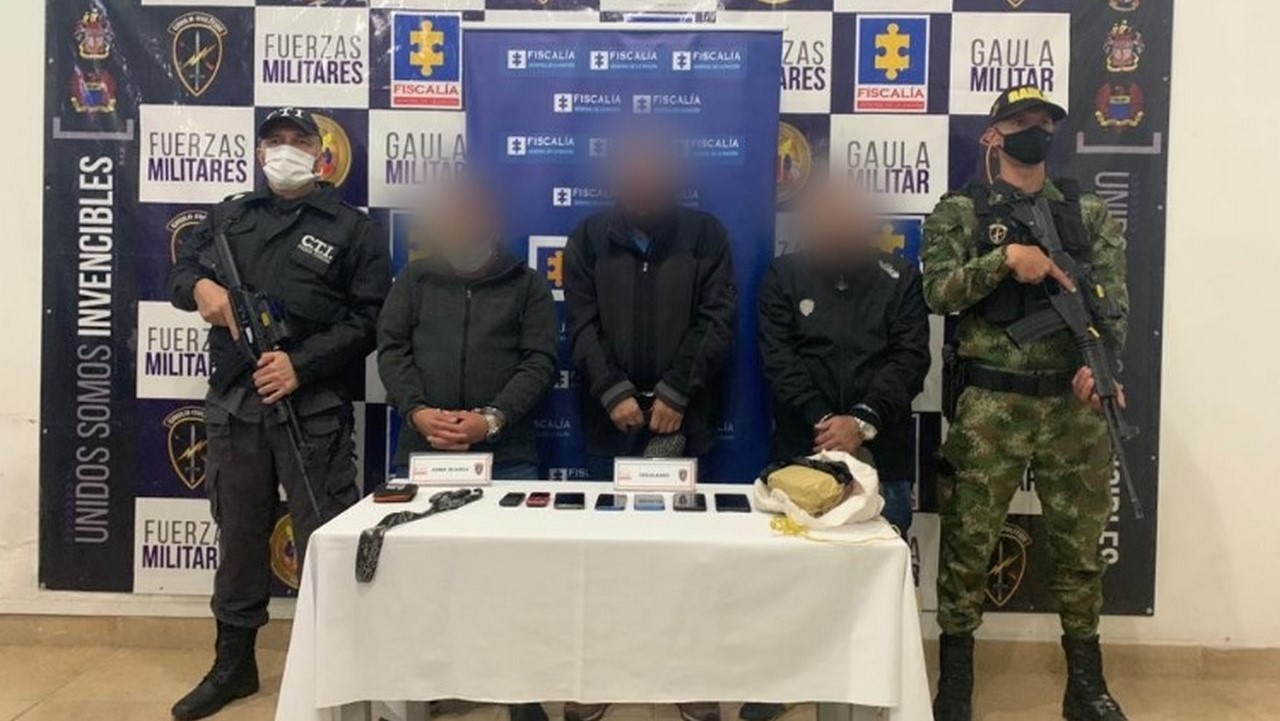 Capturados en Sonsón cuando iban por dinero de extorsión