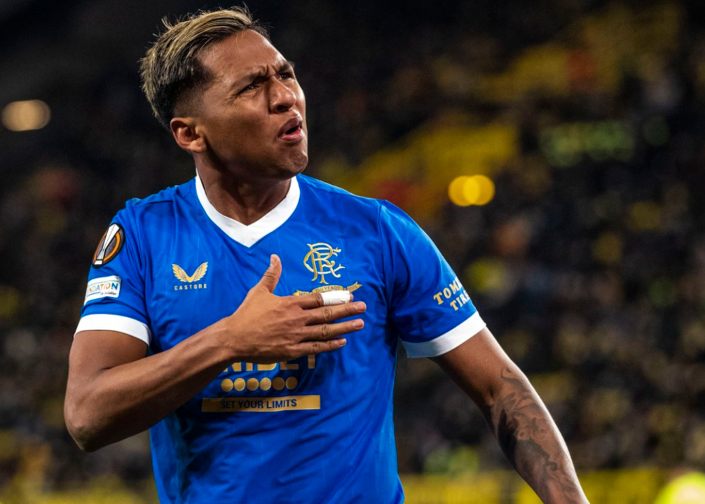Alfredo Morelos es el tercer máximo goleador de la historia en la UEFA Europa League