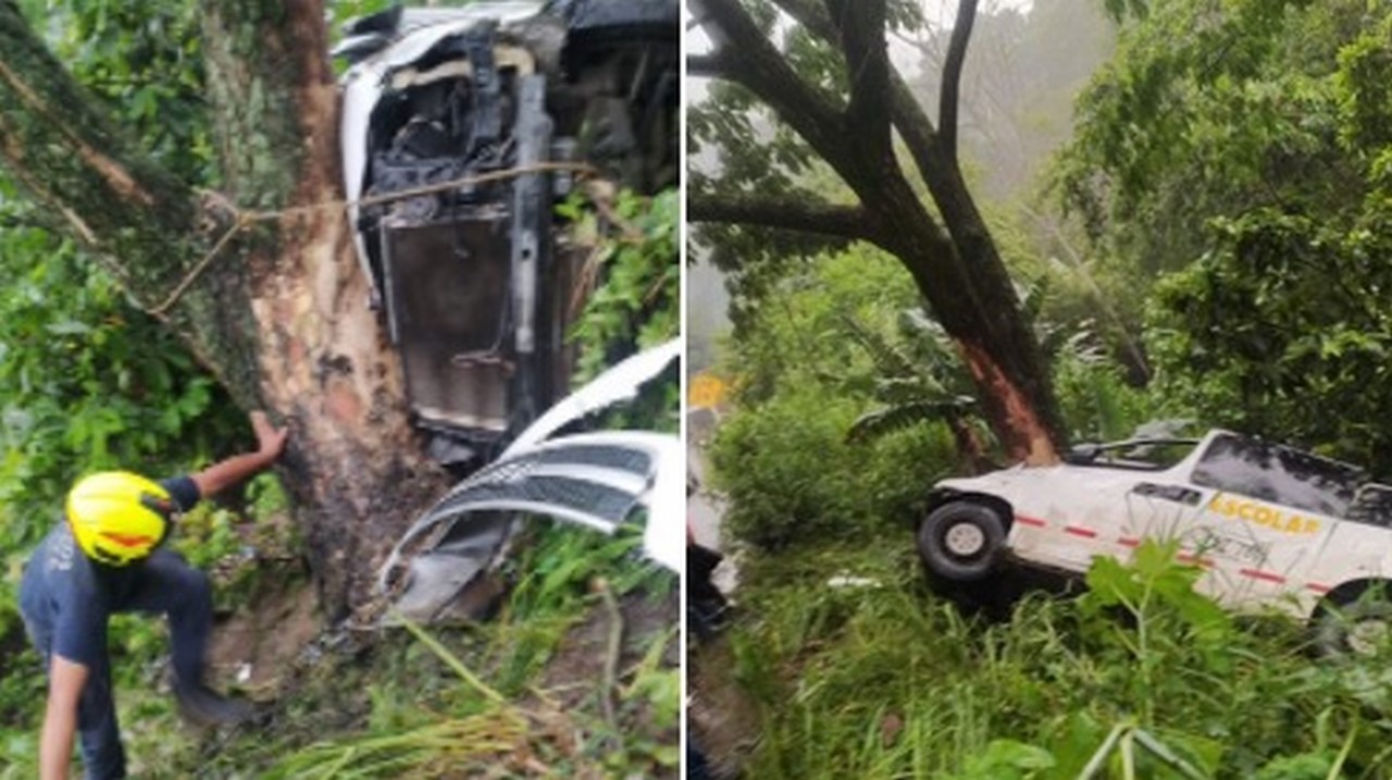 Un escolar se volcó en zona rural de Bucaramanga