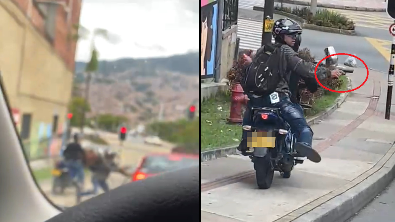 [Video] Fleteo en Medellín, ladrones armados le arrebataron las pertenencias a un conductor
