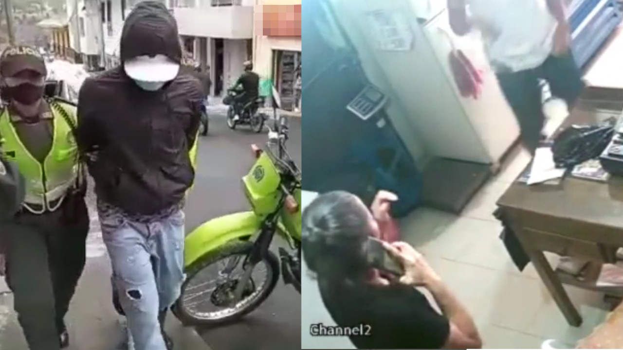 En video quedó registrada la salvaje golpiza que un sujeto le dio a la exesposa