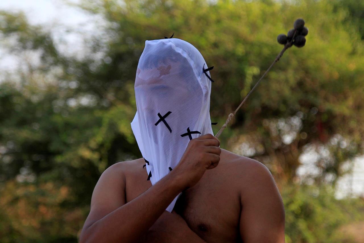 FOTOS: Los flagelantes de Santo Tomás en Colombia regresan tras la pandemia 2 santo tomas3