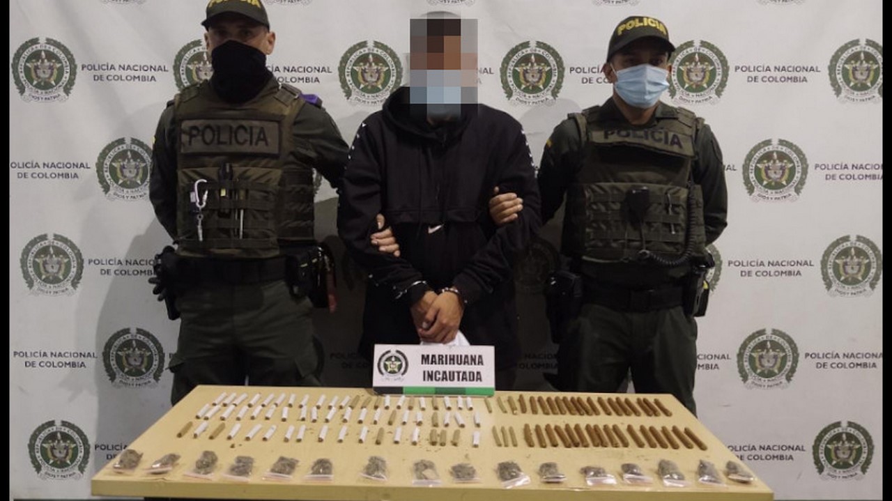 Cogieron a venezolano en el barrio Trinidad con marihuana