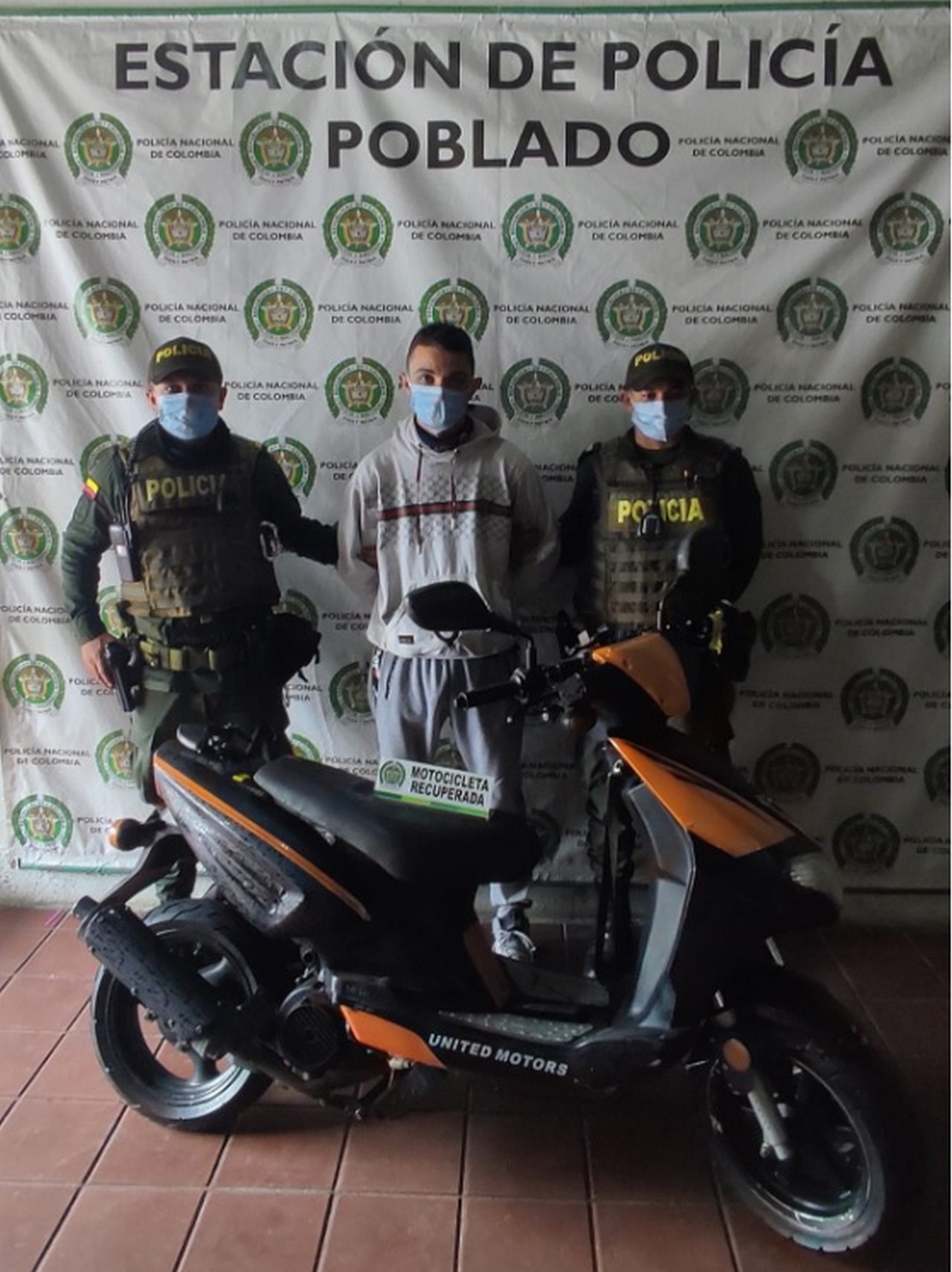Cogieron a este venezolano en El Poblado con una motocicleta reportada como hurtada 2 venezolano