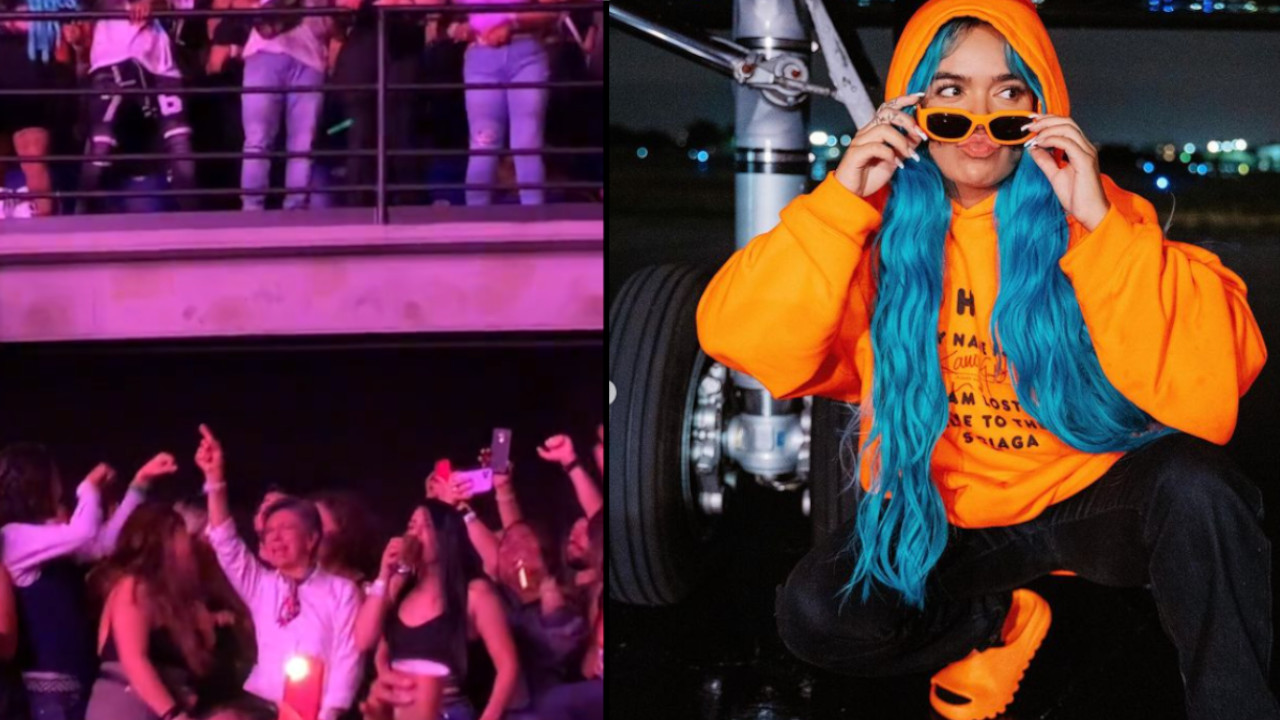 [Video] ¡Una 'bichota' más! Claudia López desempolvó los pasos prohibidos y perreó en el concierto de Karol G