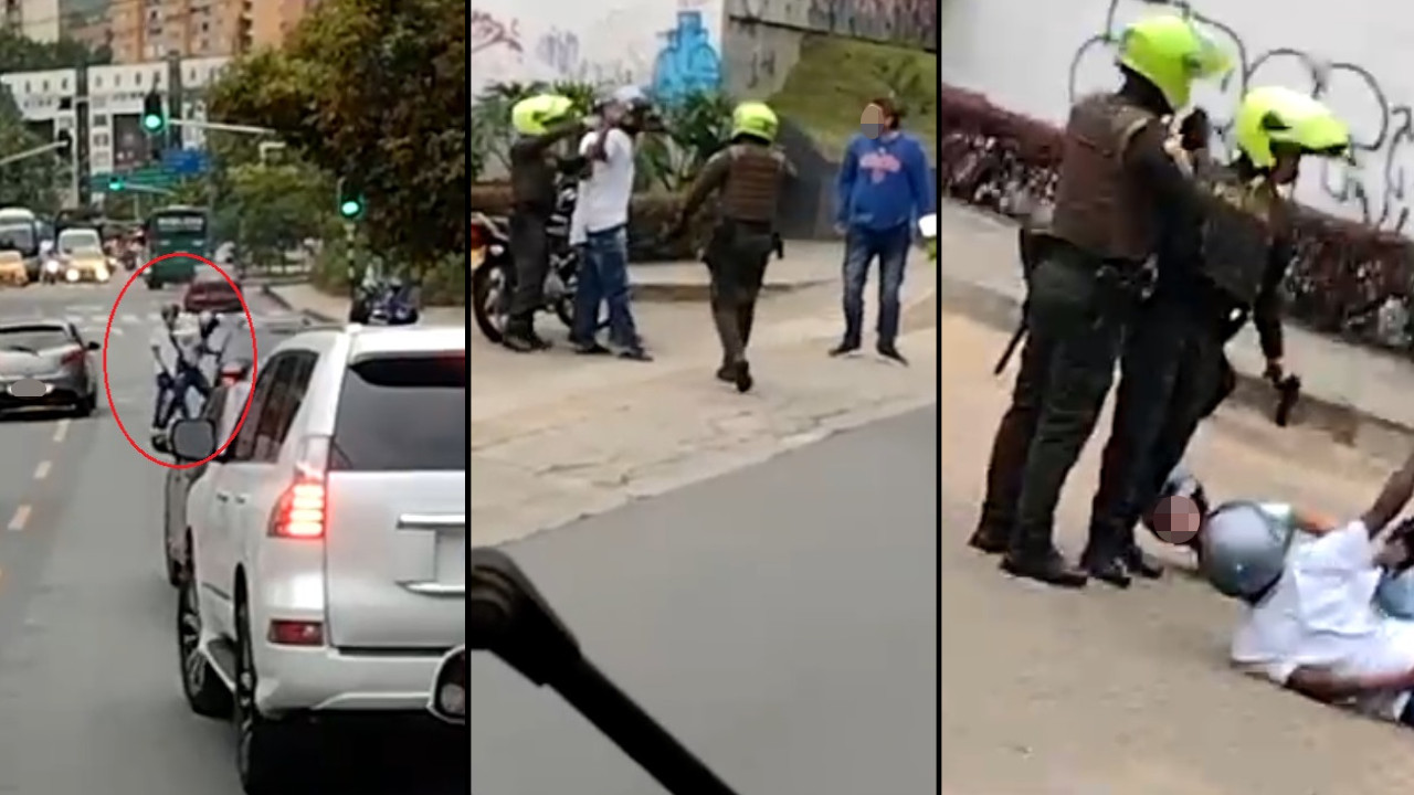 [Video] ¿Un robo? Policía habló de lo que sucedió en Robledo