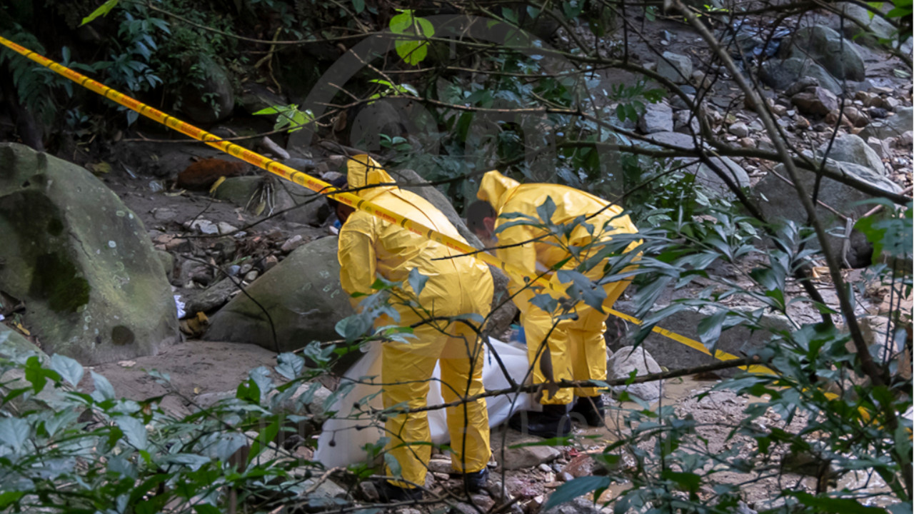Cuerpo en quebrada de San Javier