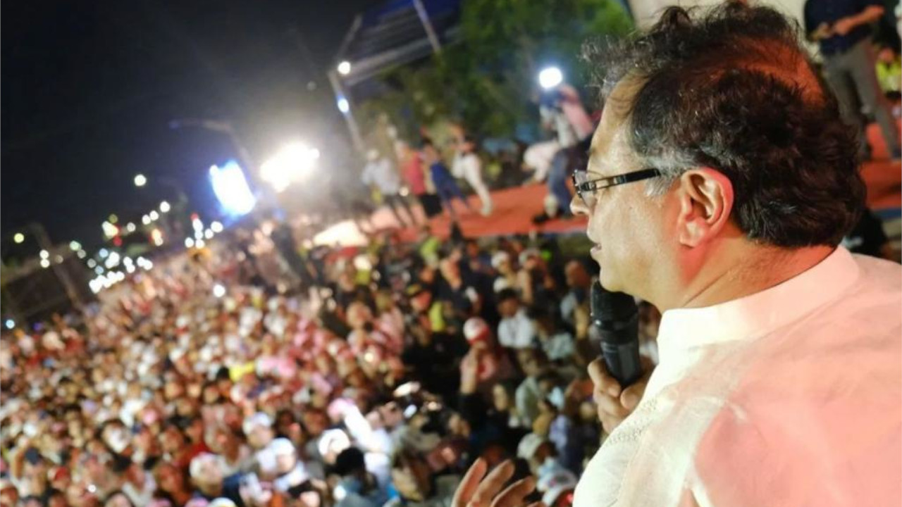 Gustavo Petro en Barranquilla