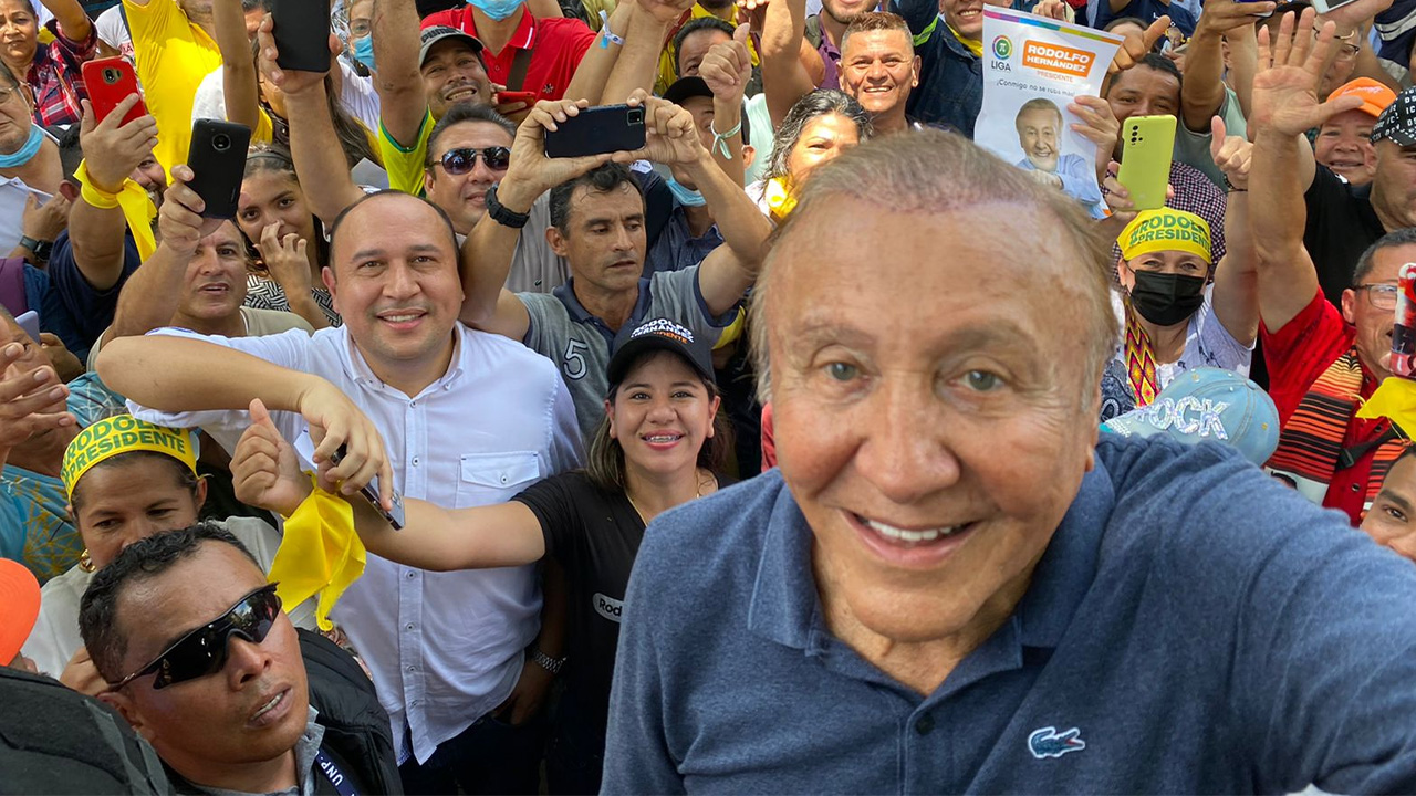 VIDEO Al son de música llanera le dieron la bienvenida a Rodolfo Hernández en Villavicencio