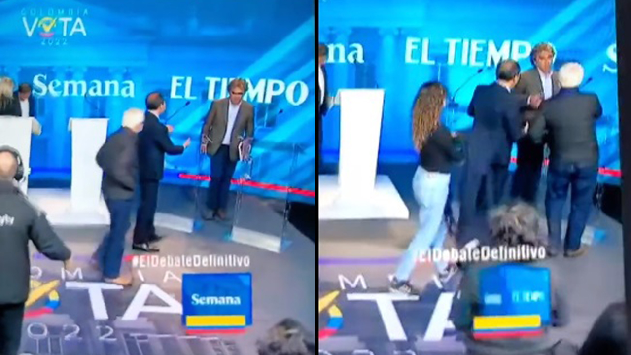VIDEO Le dan 'palo' a Sergio Fajardo por acto grosero tras el debate presidencial