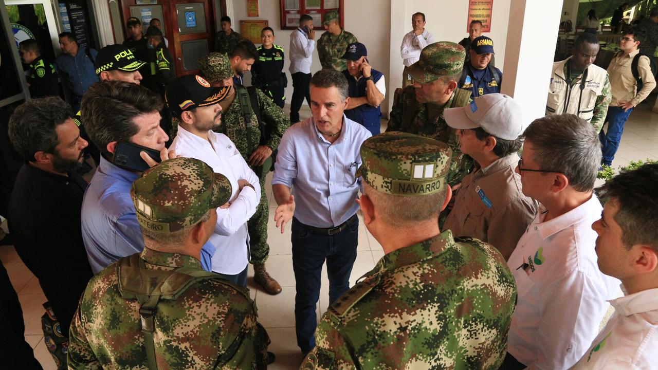 Consejo de Seguridad en Carepa - helicópteros para Urabá
