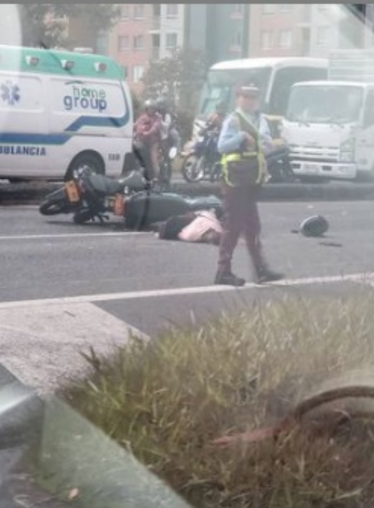 Murió motociclista al parecer tras chocar con otra en la autopista Norte 2 accidente estacion madera bello autopista norte