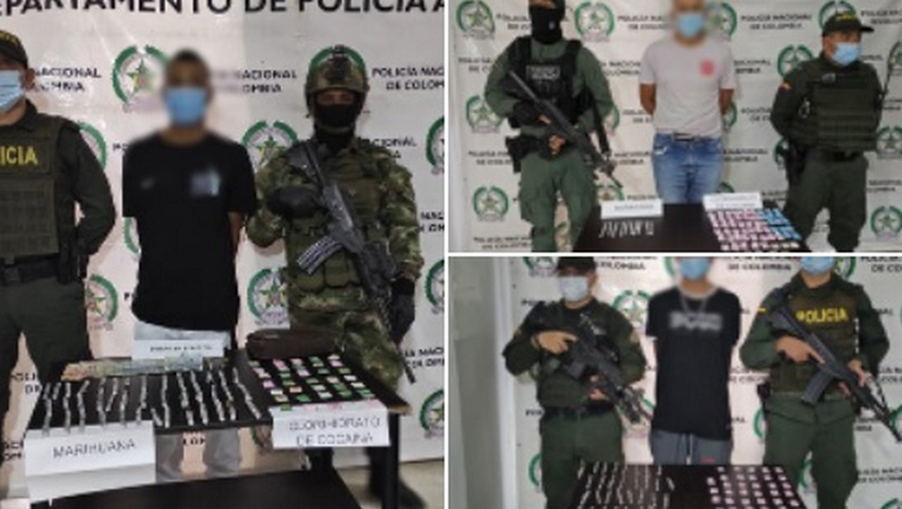 Cogieron a 3 presuntos expendedores en Segovia, Antioquia