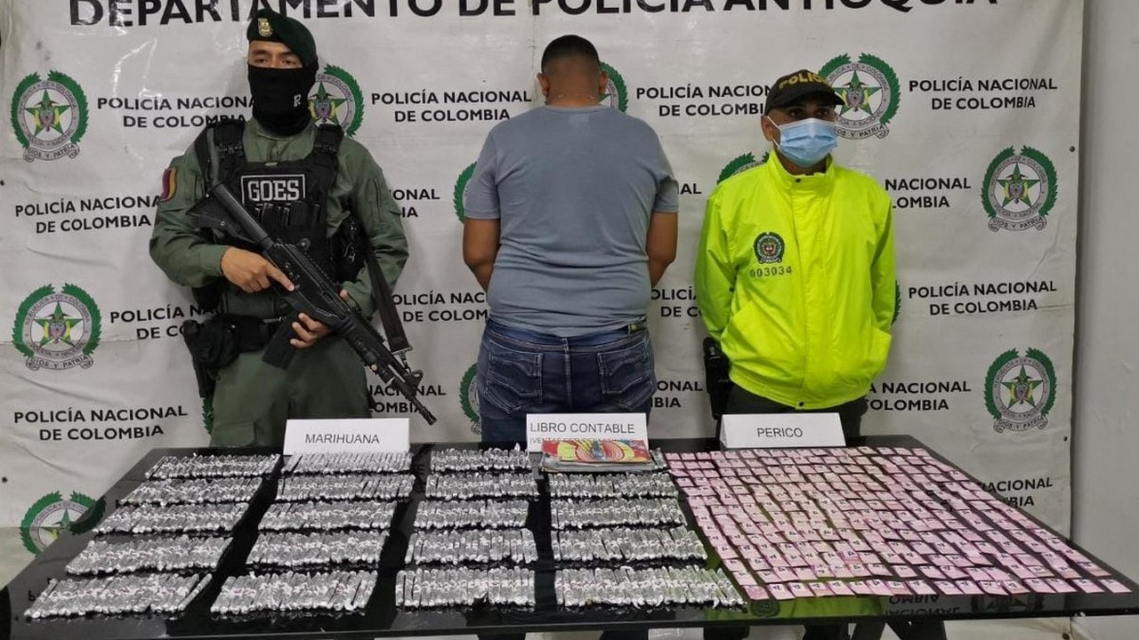 Cogieron a presunto expendedor de estupefacientes en Segovia