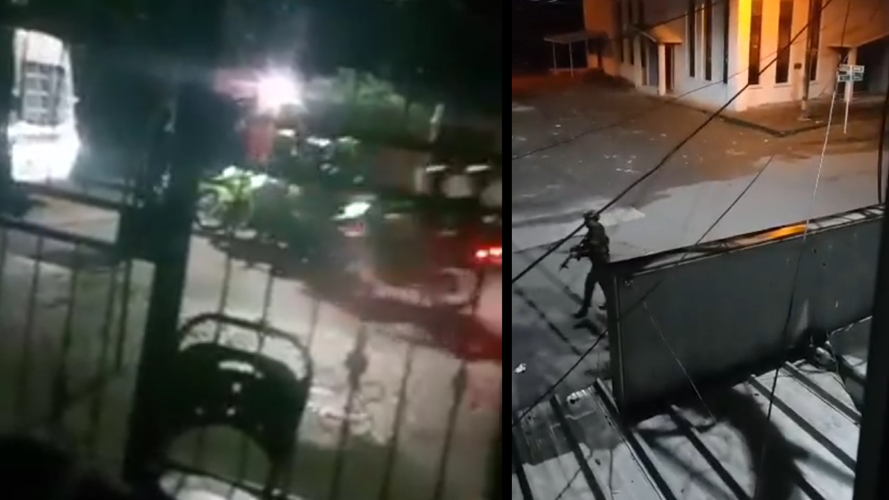 [Video] Noche de horror en Urabá: hubo una balacera entre policías y presuntos integrantes del 'Clan del Golfo'