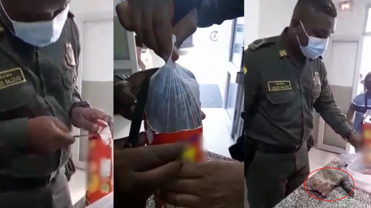 [Video] Estaba muy pesadito el jugo ¡claro! lo que tenía era marihuana