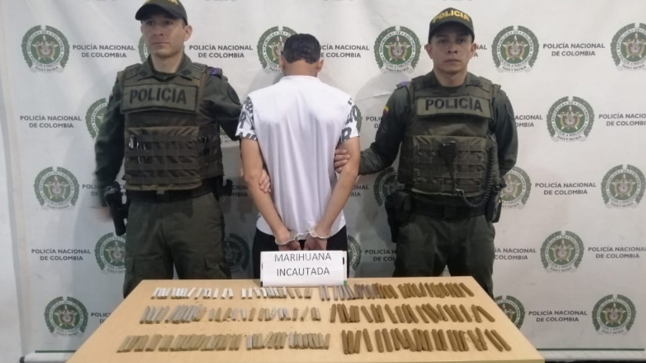Cogieron a este venezolano en Guayabal con marihuana
