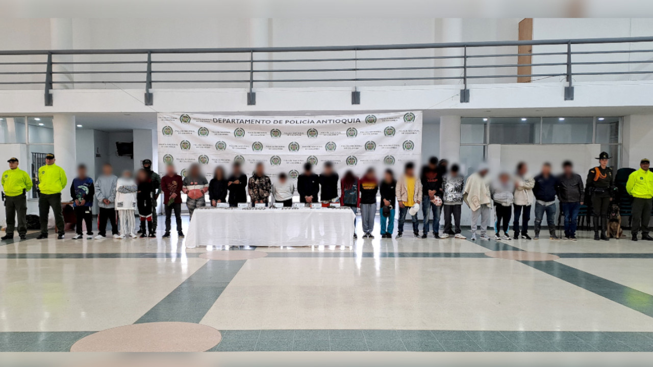 Capturaron a 42 presuntos delincuentes en el Oriente antioqueño