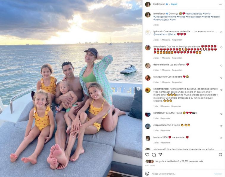 Falcao García revela que perdieron a su quinto hijo