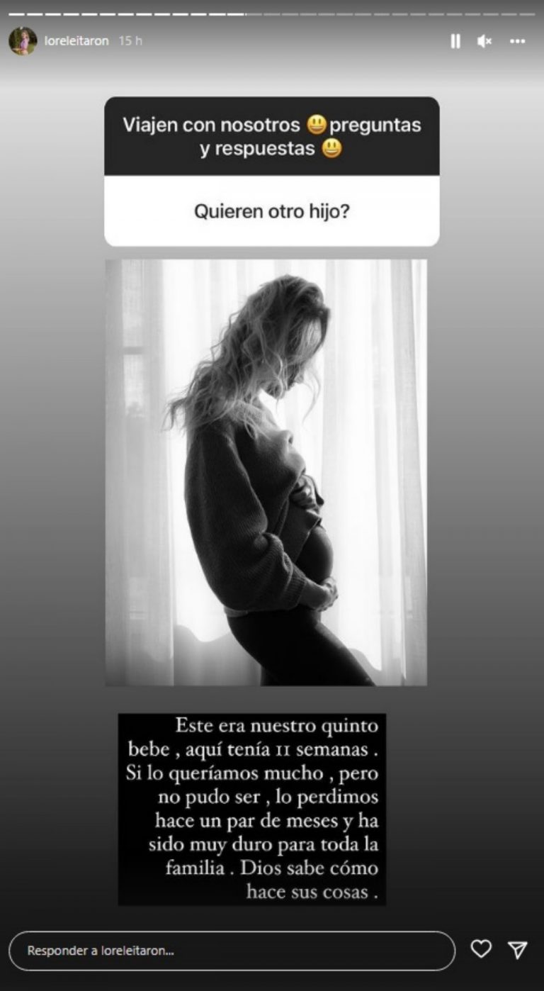 Falcao García revela que perdieron a su quinto hijo