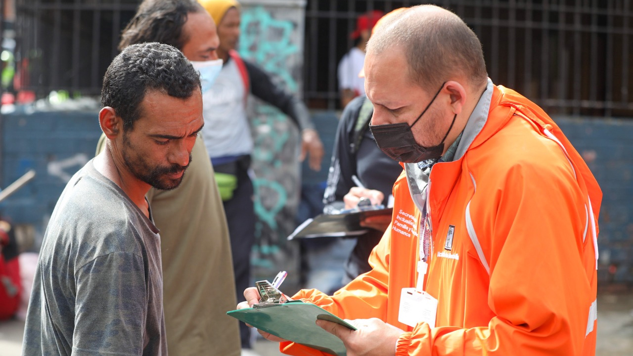 Más de 450 habitantes de calle de Medellín fueron caracterizados en el Centro de la ciudad