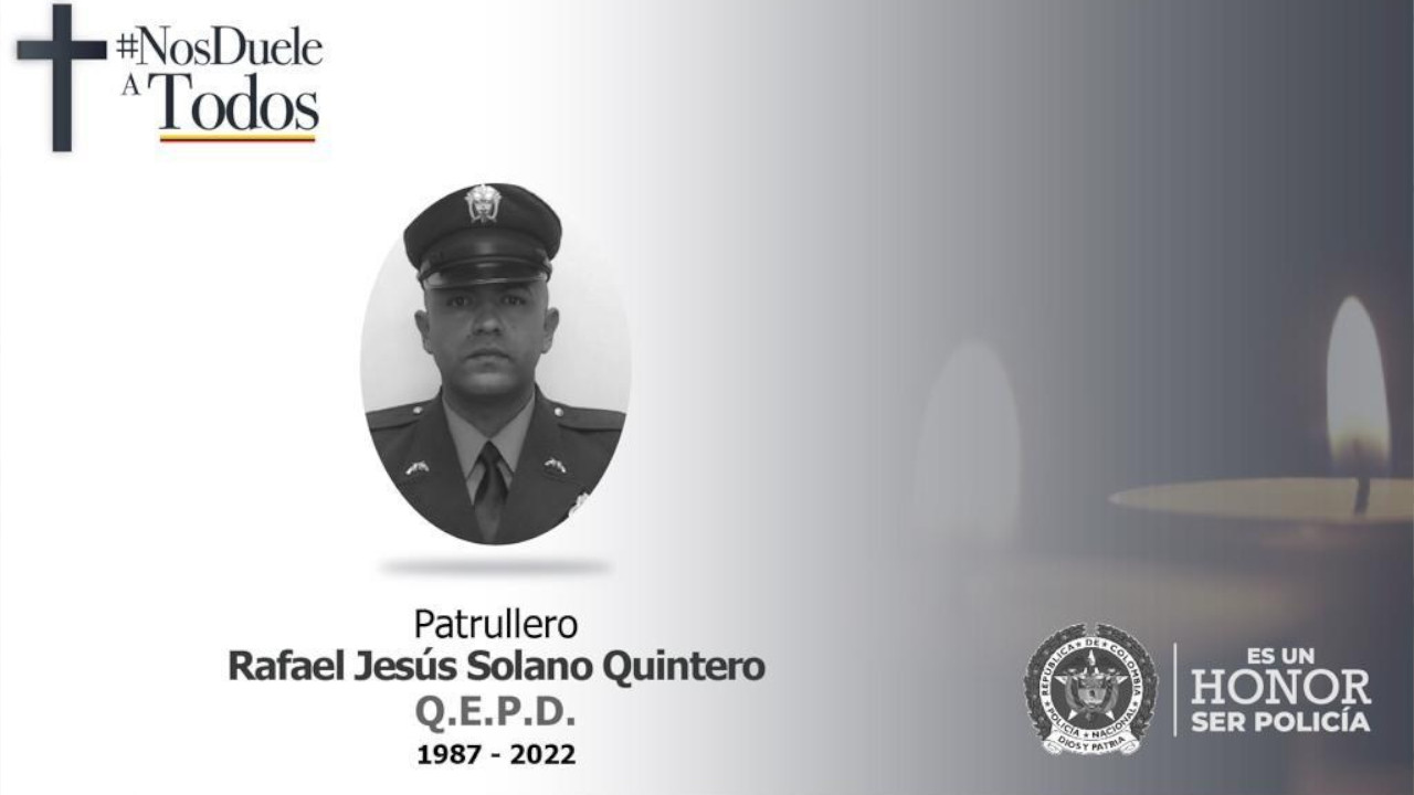 Policía muerto en Tibú