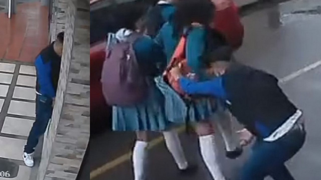 Se hizo el que estaba orinando y atracó a estudiante