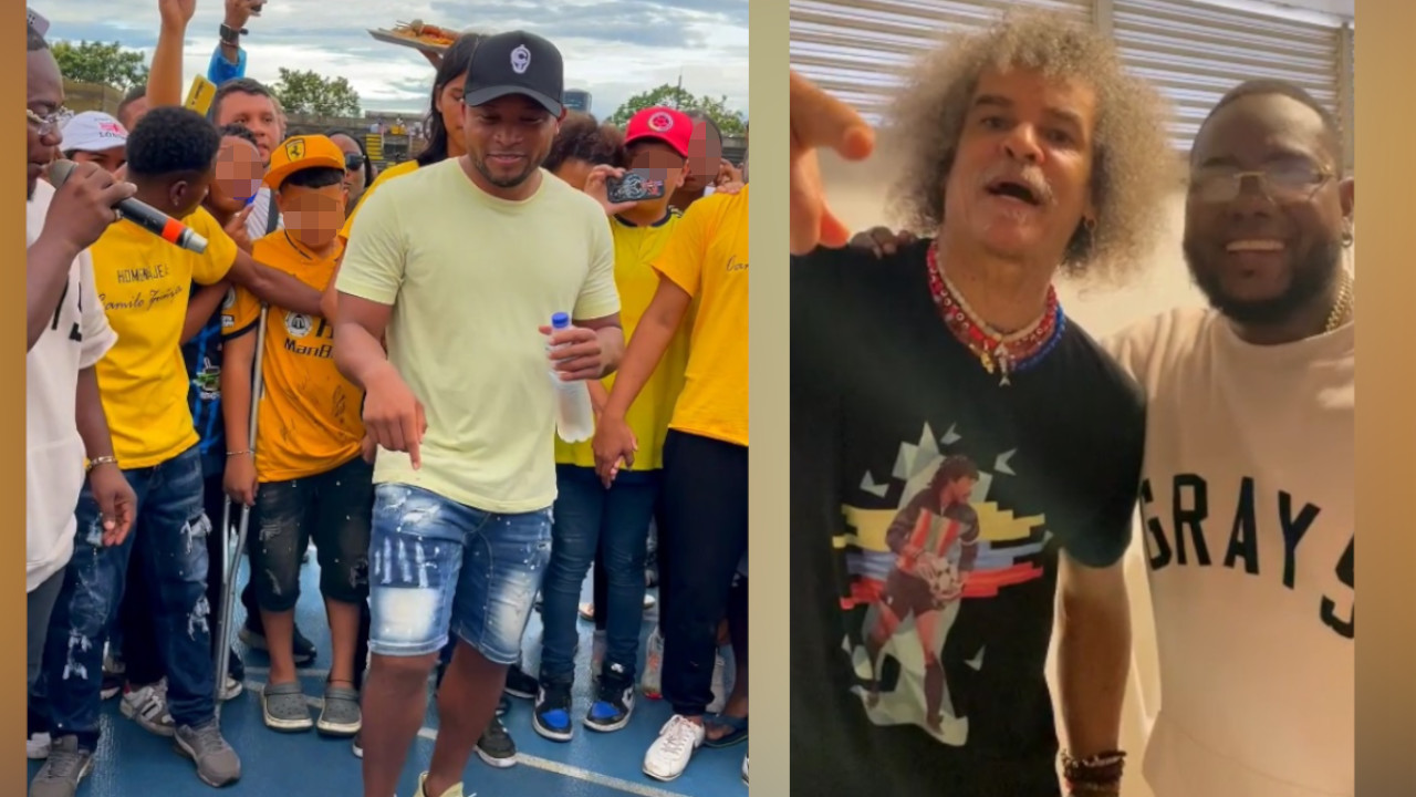 ¡El reggae sigue activo! Vea como el exfutbolista Zúñiga, se tiró los buenos pasos en plena cancha y en su natal Urabá