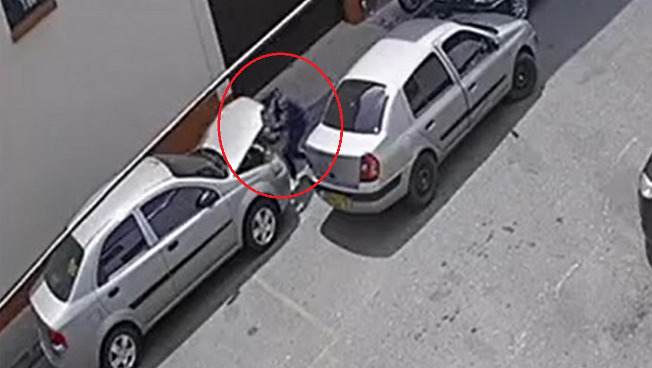 Se robaron el computador de un carro en Campo Valdés