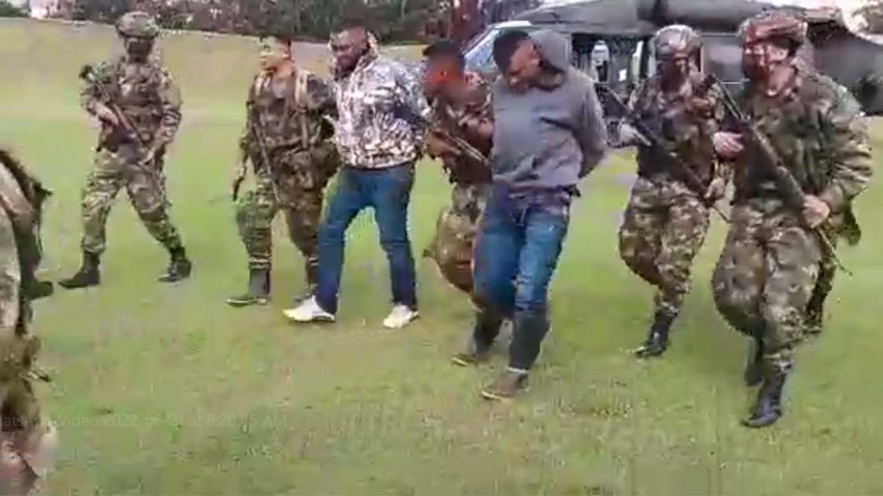 Capturaron a dos sujetos, presuntos responsables de la muerte de siete soldados en Frontino, Antioquia