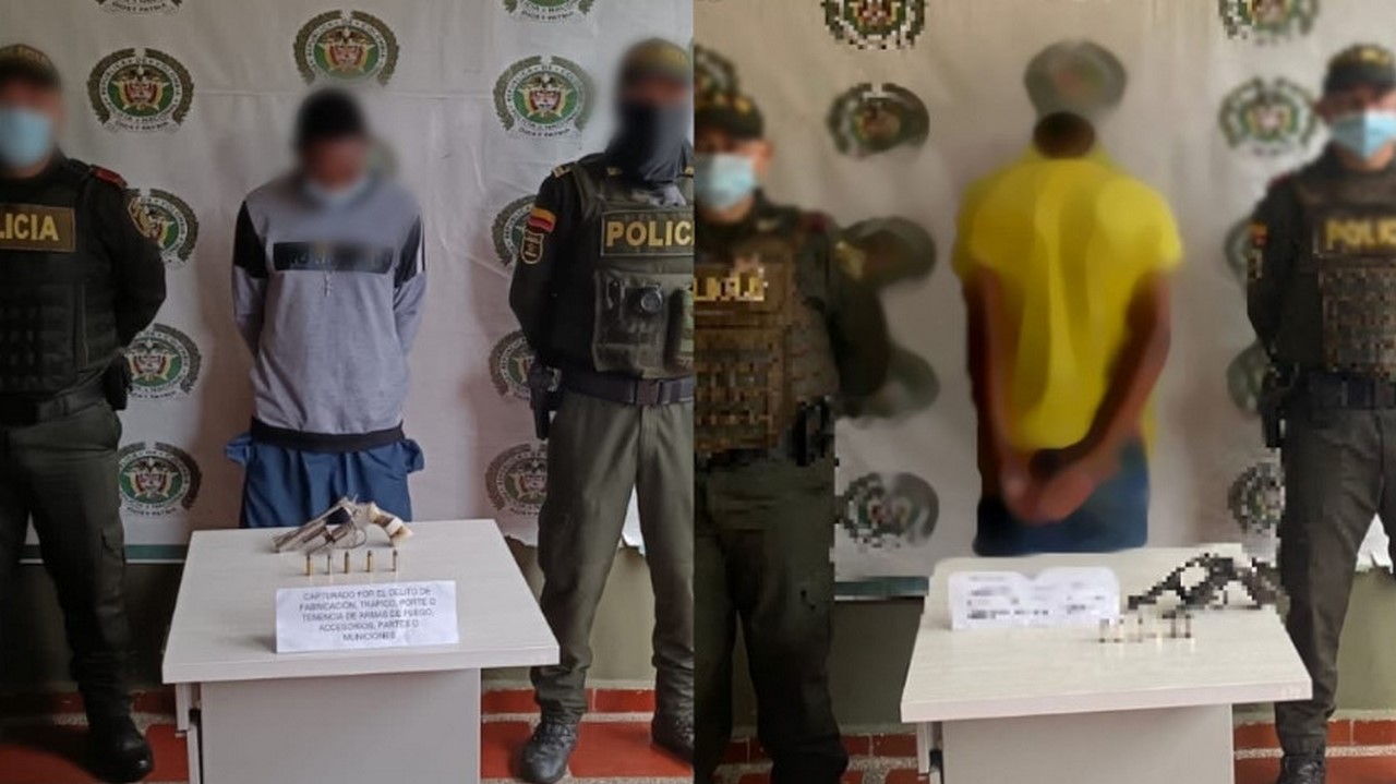 Cogieron a un menor y a un hombre en Quibdó con revólver