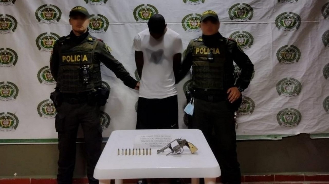 Capturado en Quibdó cuando hacía disparos al aire