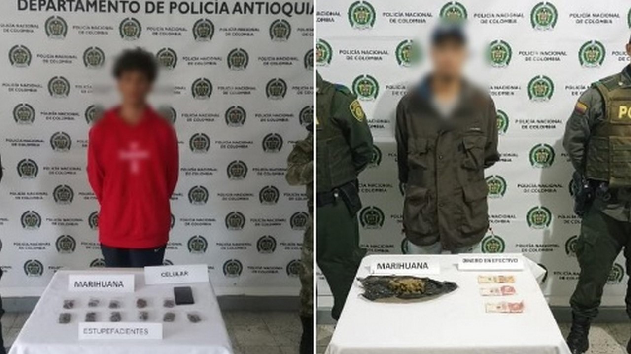 Cogieron a dos jóvenes con marihuana en Sonsón, Antioquia