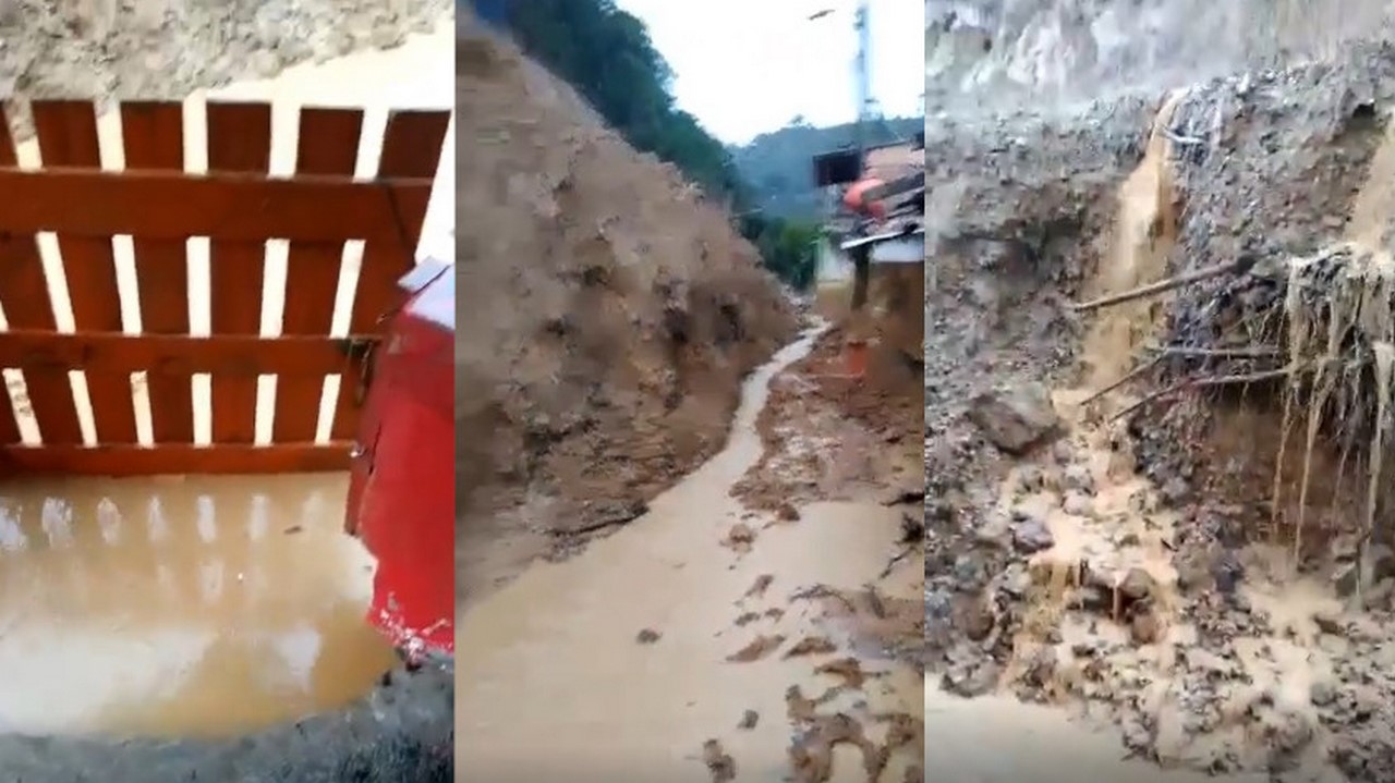Inundaciones en la vereda La Quiebra de Caldas, Antioquia
