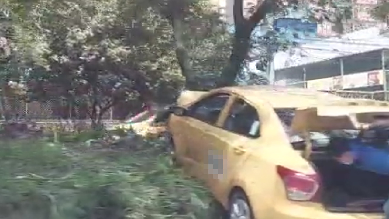 [Video] Hay un taxi accidentado en Las Vegas