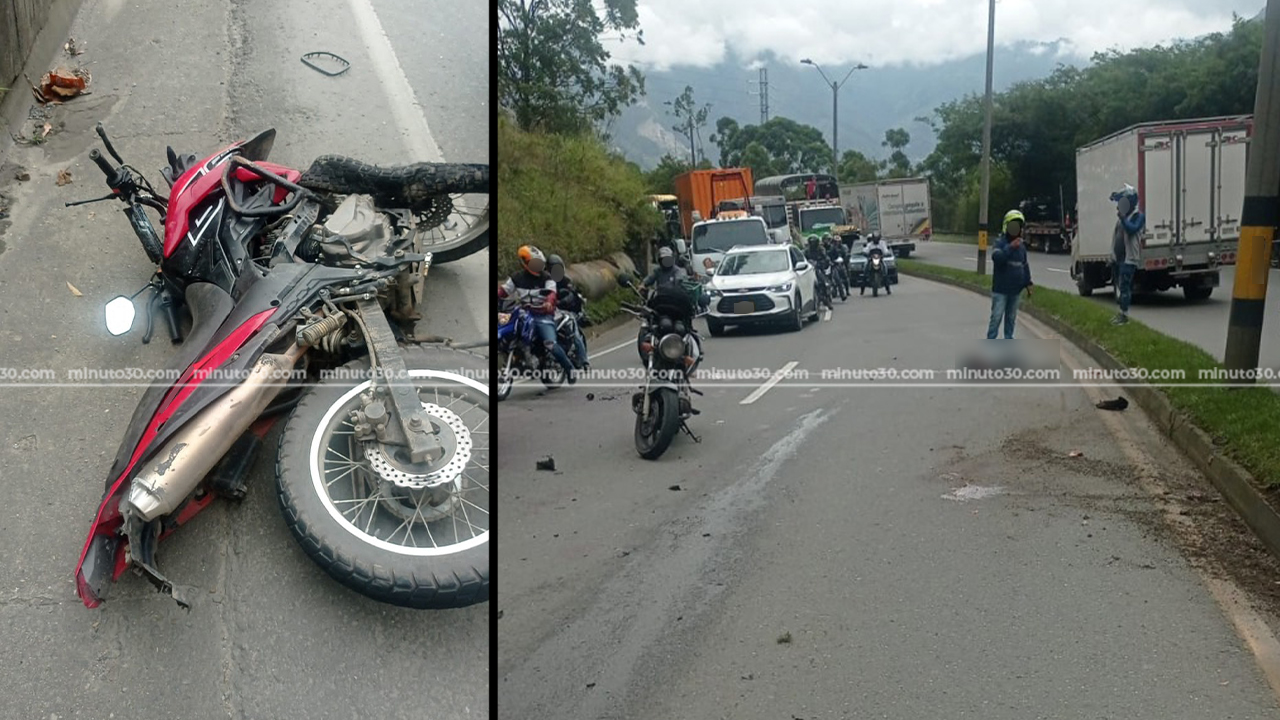 ¡Qué pesar! Un motociclista murió en Bello