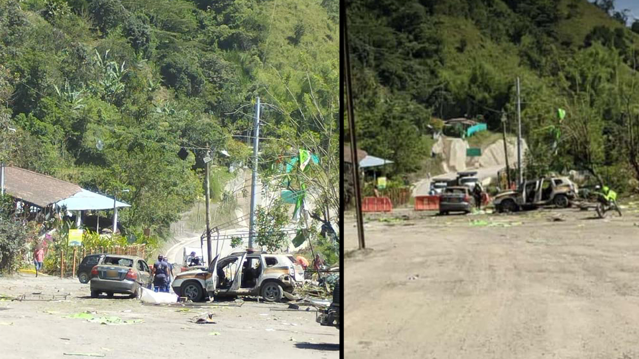 Atacaron a la Policía en Cañasgordas, Antioquia