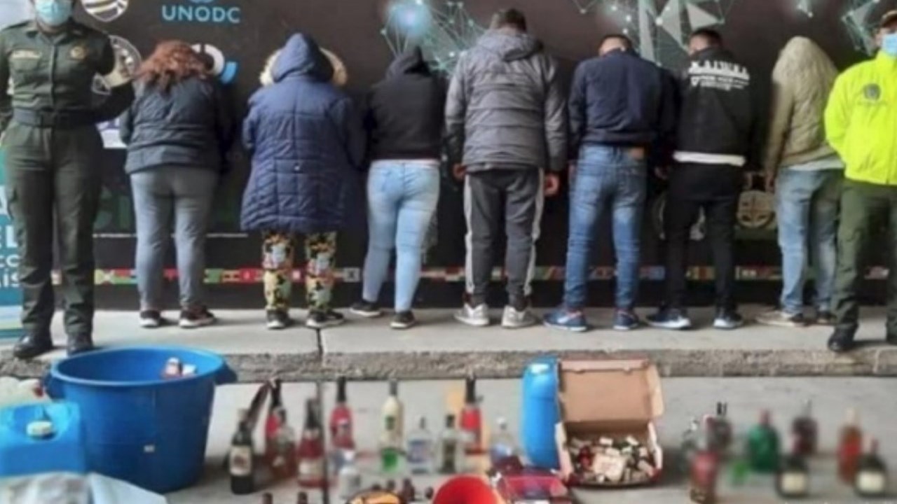 Cayo red familiar que vendia licor adulterado en Bogota