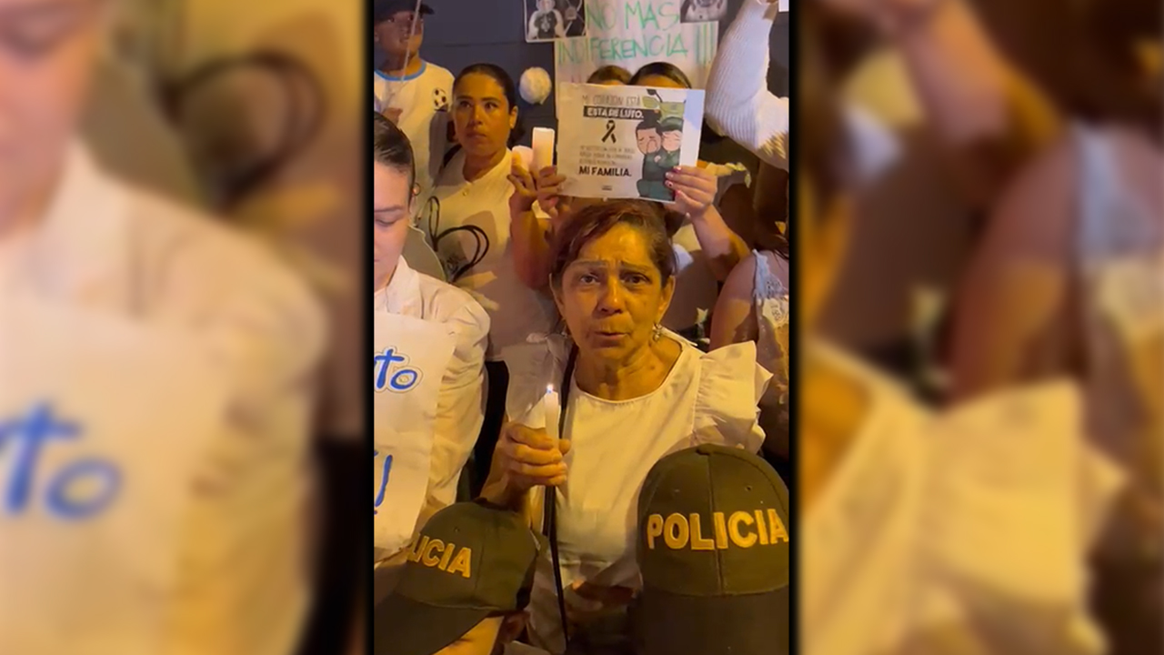 [Video] En Medellín oraron para que paren ya los ataques a la Policía