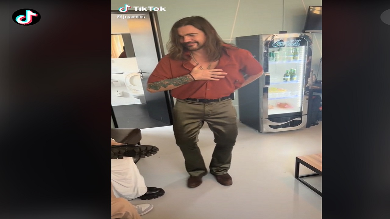 [Video] Juanes se pegó su bailadita de vallenato antes de un show