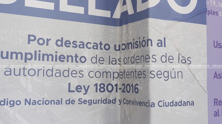 Sellado centro de estética