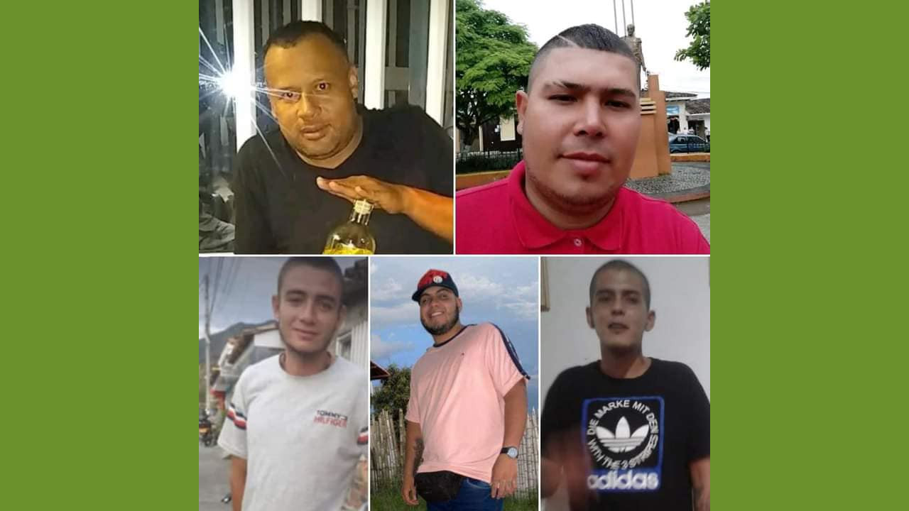 Víctimas masacre en La Unión