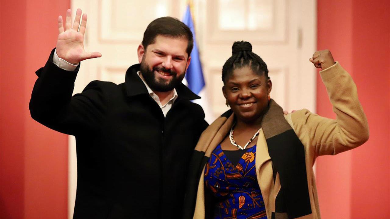 FOTOS Y VIDEO: Chile se ofrece como sede para los diálogos de paz de Colombia, Según Francia Márquez