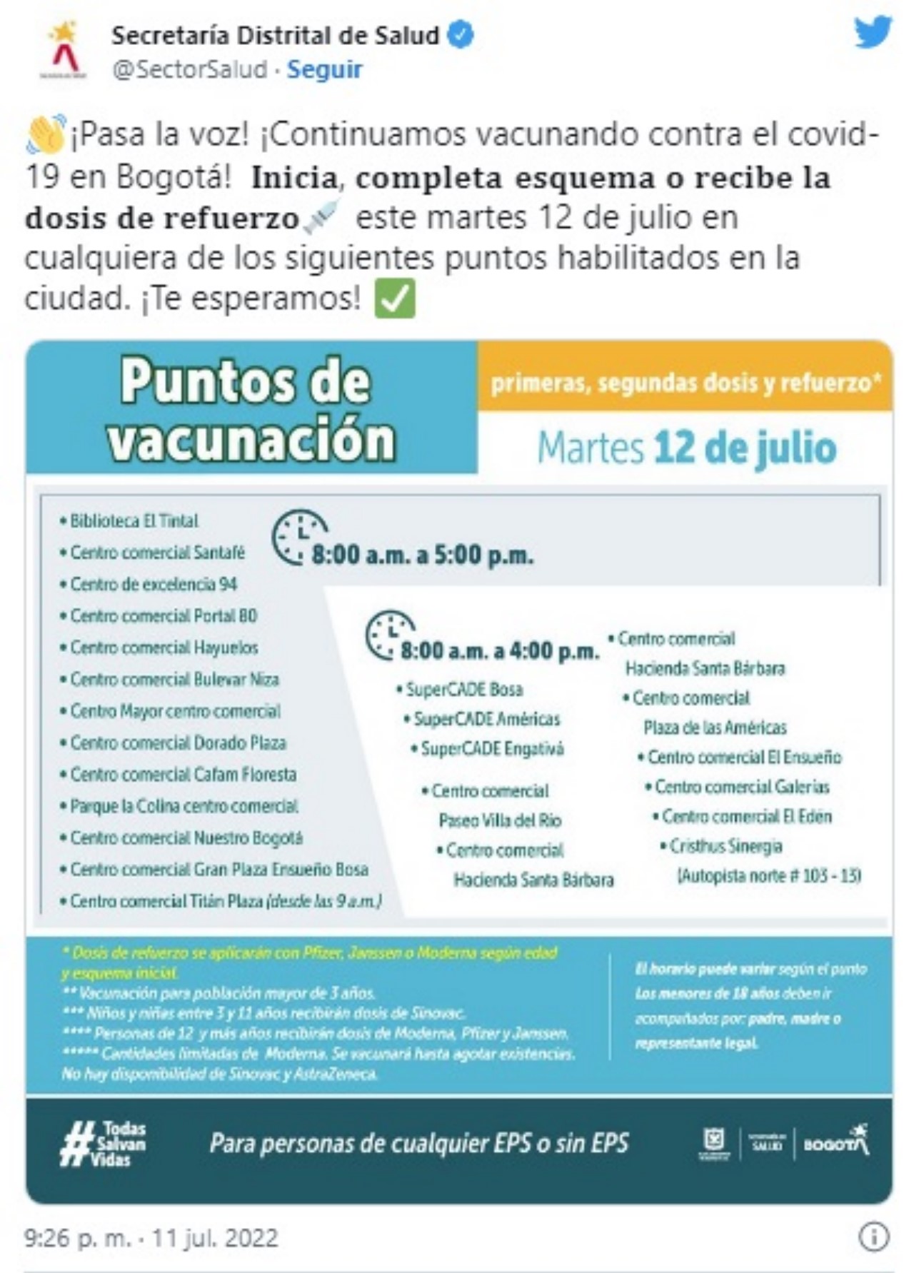 No hay disponibilidad de vacunas Sinovac en Bogotá 8 covid No hay disponibilidad de vacunas Sinovac en Bogota