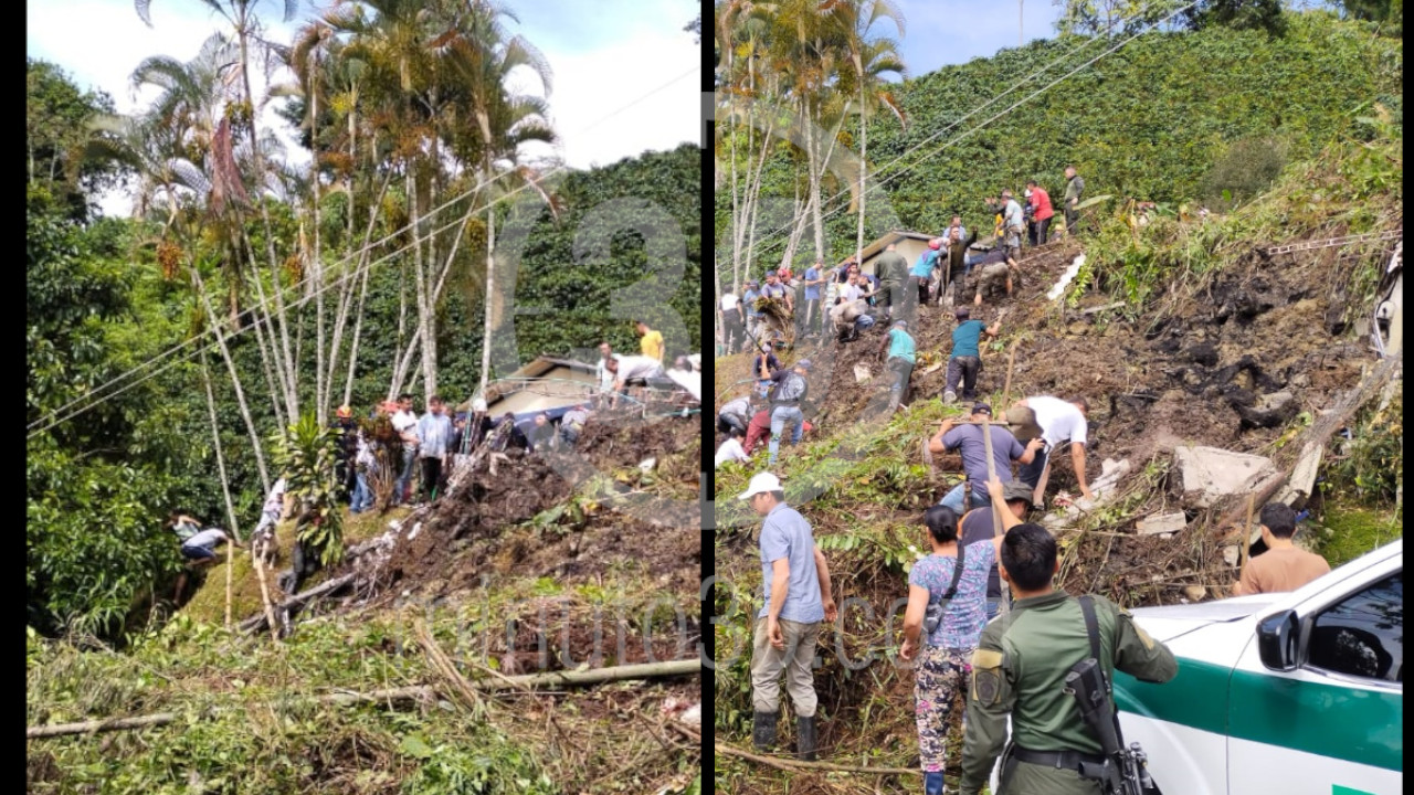 [Video] Serían 8 los niños que están atrapados bajo la tierra que cayó en la escuela de Tapartó