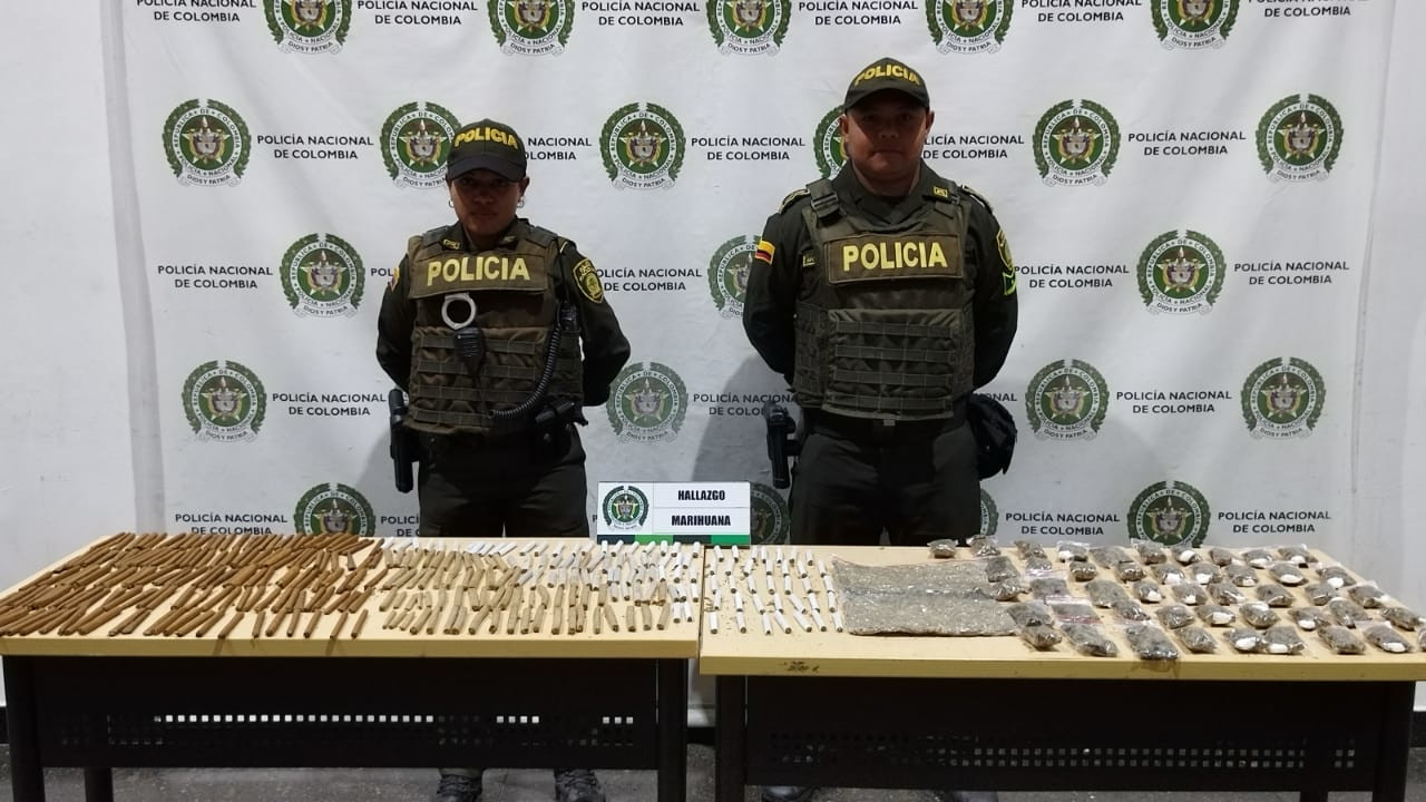 ¡Golpe bajo a los jíbaros! Policía les encontró en una alcantarilla en el barrio Trinidad toda esta marihuana