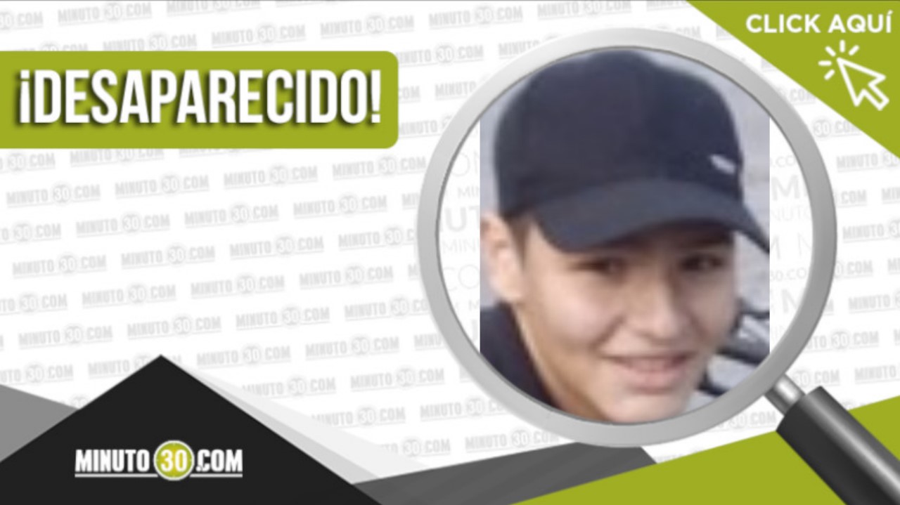 Miguel Ángel Muñoz Cano de 16 años está desaparecido