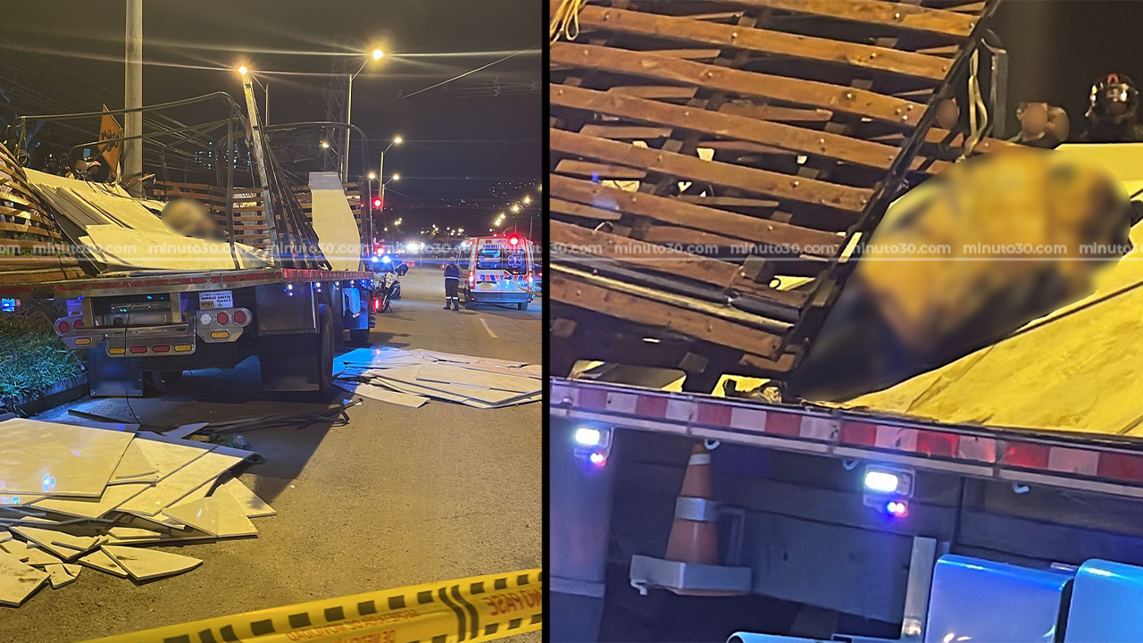 ¡Qué tragedia! En Bello, un conductor fue a revisar su carga, se le vino encima y lo mató